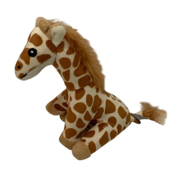 Wildlife Artists Plush Giraffe Keychain 6 Inch Stuffed Animal Backpack - Picture 1 of 8
